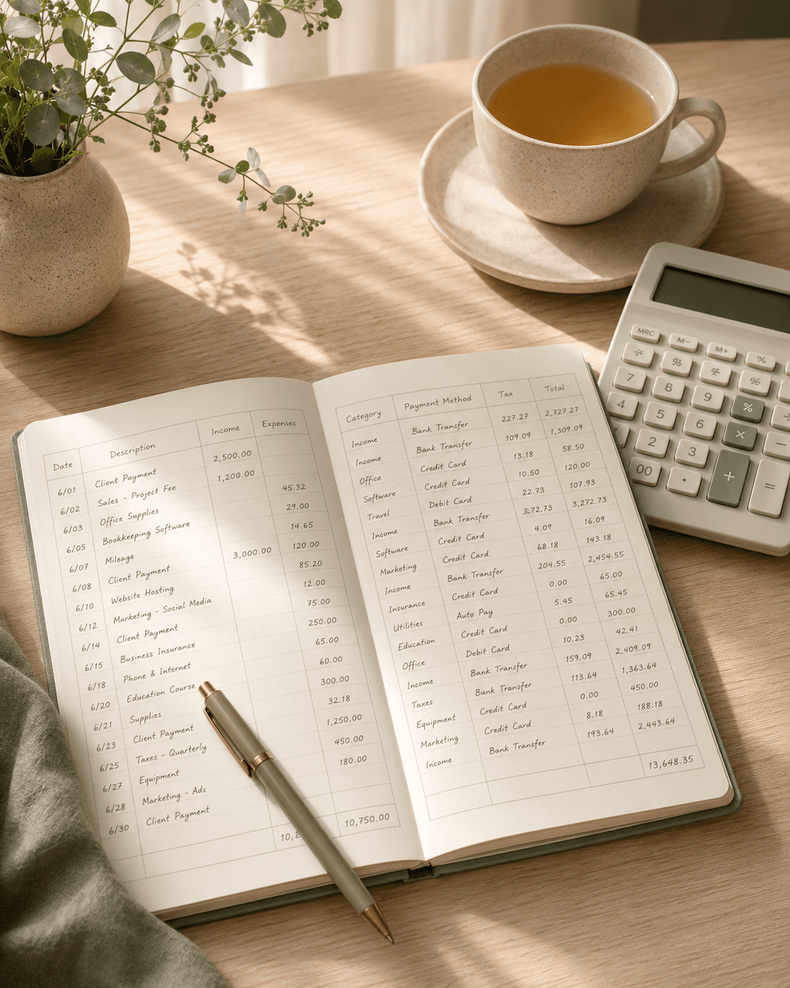 Monthly Bookkeeping